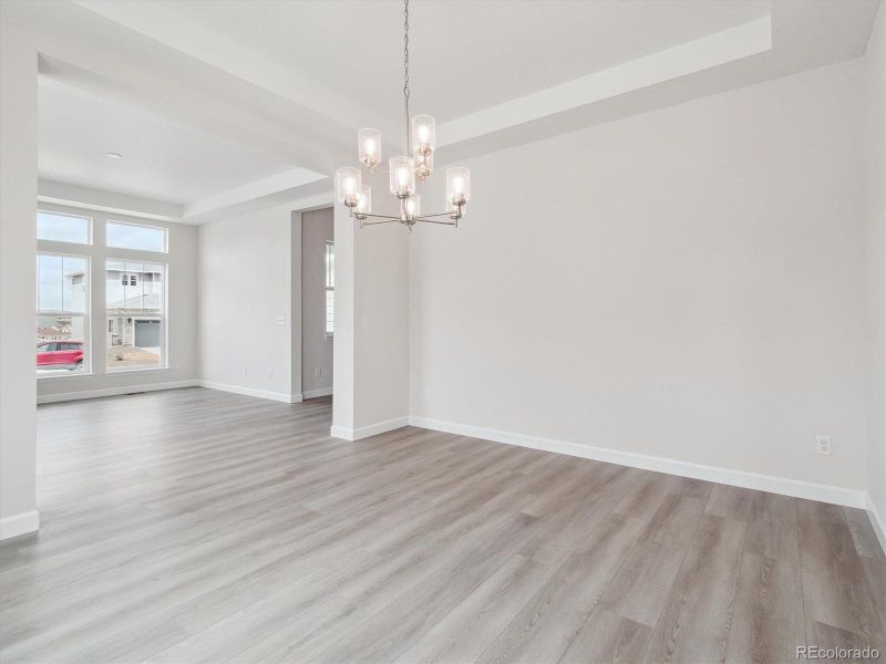 Spacious, unfurnished interior of a new home in Vista Pines at Crystal Valley, Castle Rock (Image 18).