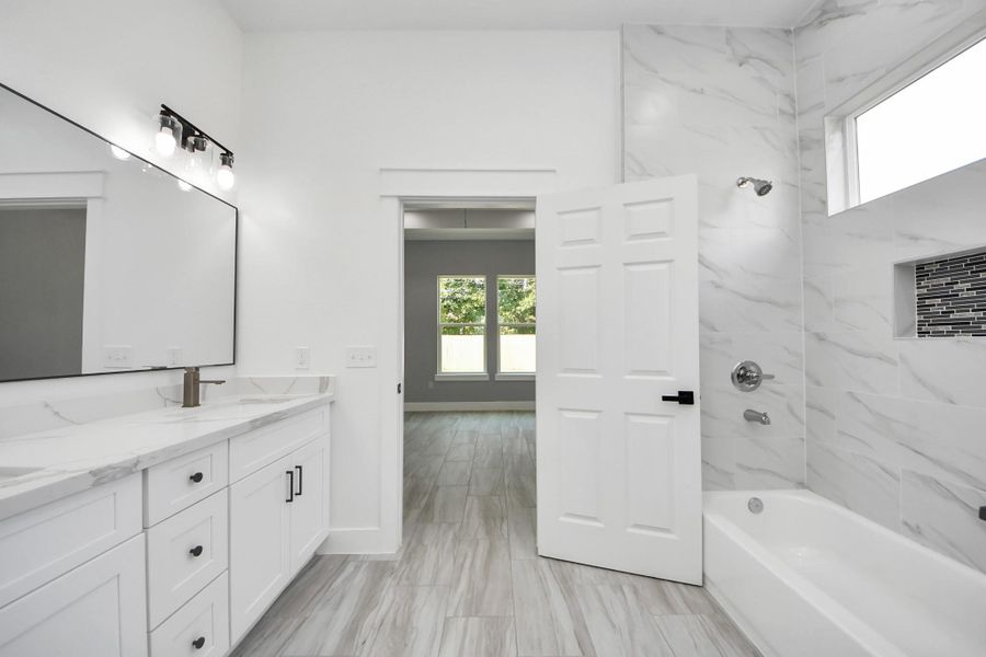 Furnished interior view inside a new home in , La Porte (Image 8). Furnished interior view inside a new home in , La Porte (Image 8).