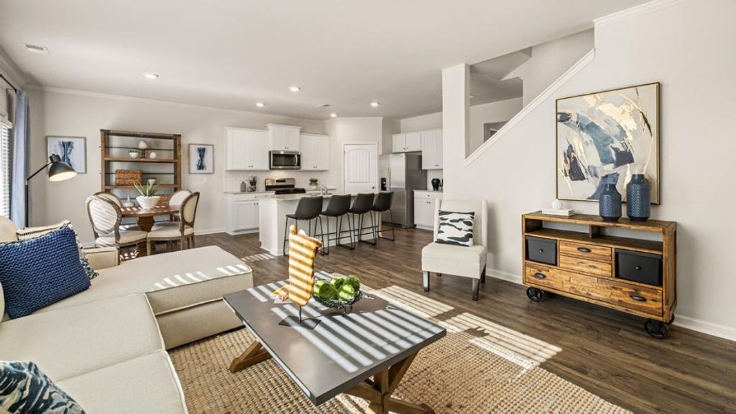 Furnished interior view inside a new home in Thompson Ridge, Dallas (Image 20).