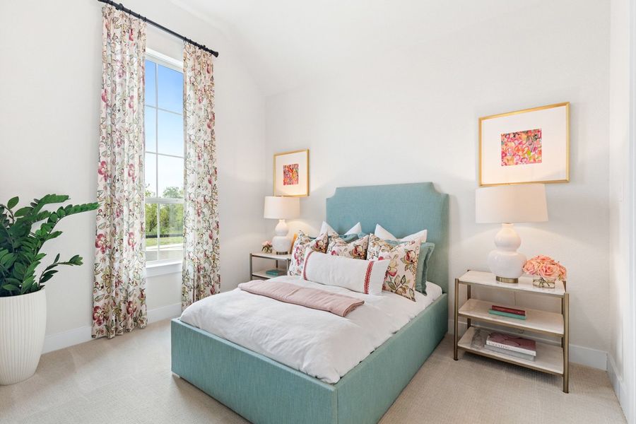 Representative Secondary Bedroom - some options shown Representative Secondary Bedroom - some options shown