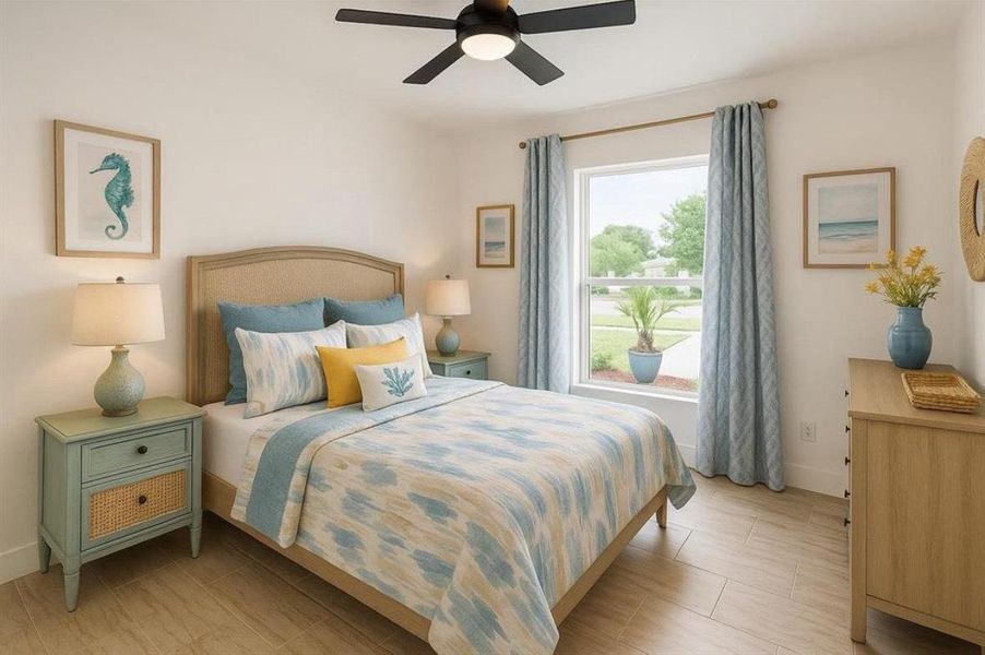 Furnished interior view inside a new home in , San Leon (Image 7).