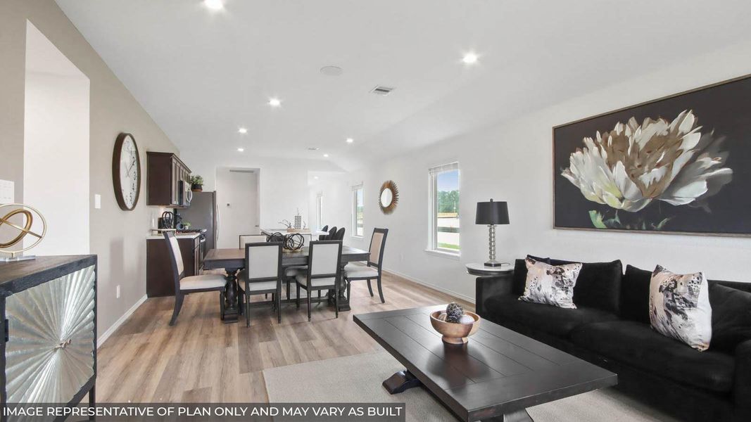 Furnished interior view inside a new home in , Crosby (Image 11).