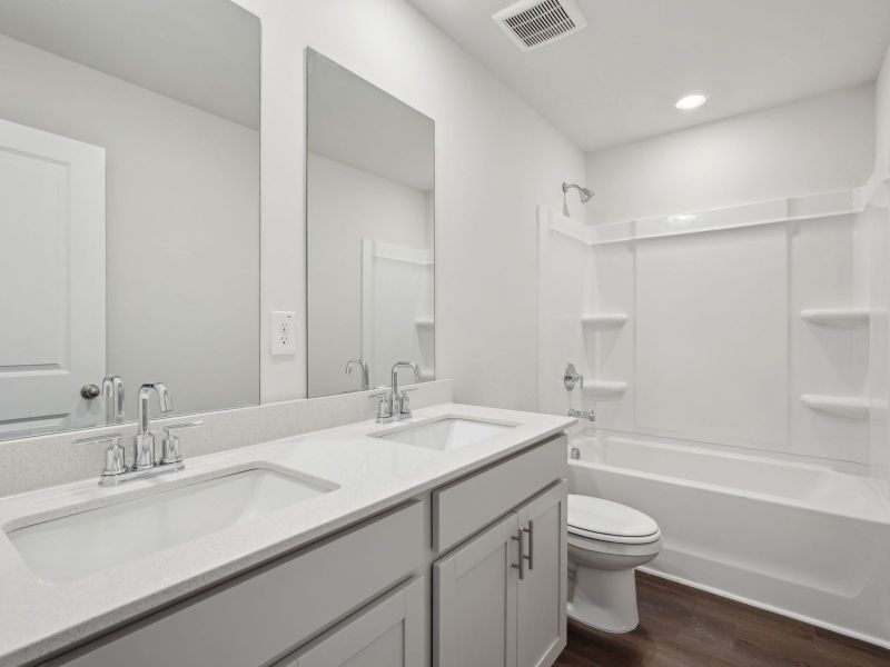 Furnished interior view inside a new home in Preserve at Mountain Creek, Pendergrass (Image 7).