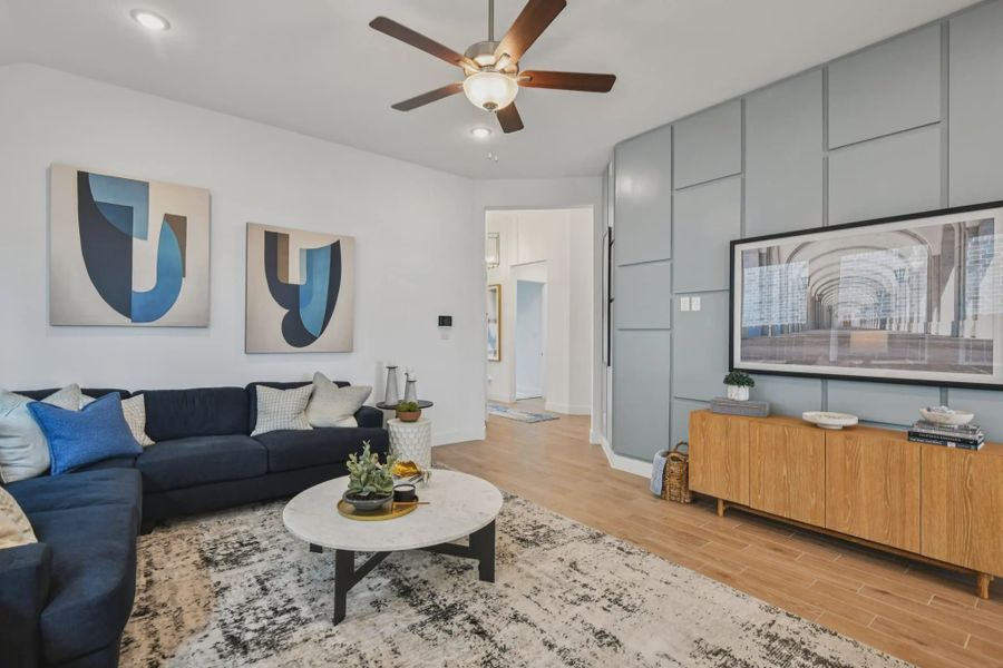 Representative furnished interior of a home built from the Marion by Chesmar Homes in Jubilee 50's, Hockley (Image 4).