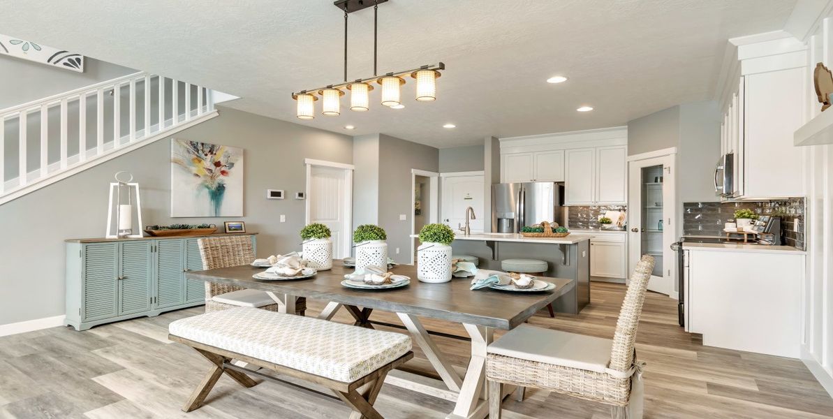 Furnished interior view inside a new home in , Salem (Image 6).