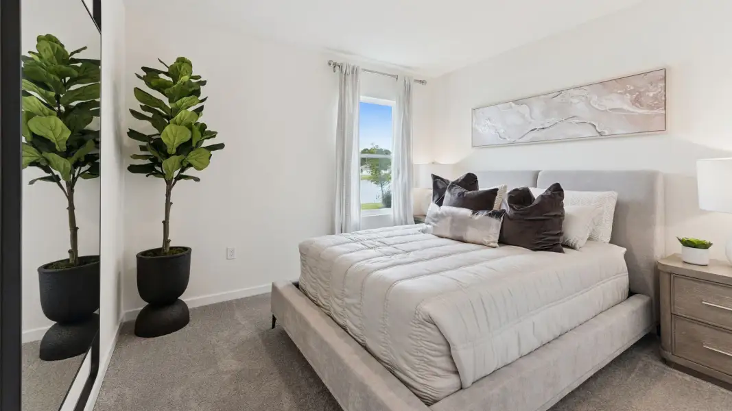 Furnished interior view inside a new home in Harmony West, St. Cloud (Image 20).