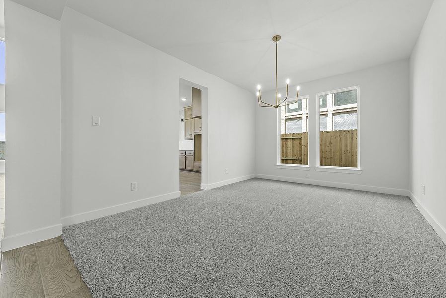 Spacious, unfurnished interior of a new home in Jordan Ranch, Katy (Image 15).