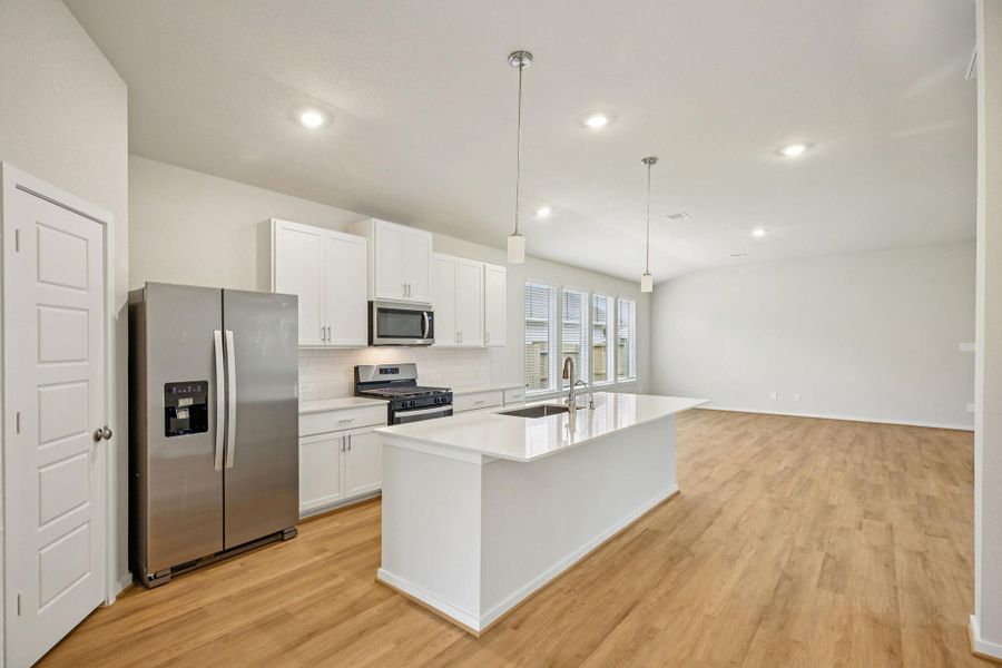 Photo is not of the actual home, but is an inspirational photo of builder’s model home and may depict options, furnishings, and/or decorator features that are not included