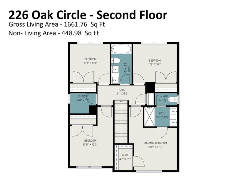 2D floor plan layout of this home in , Newton, NC (Image 5).