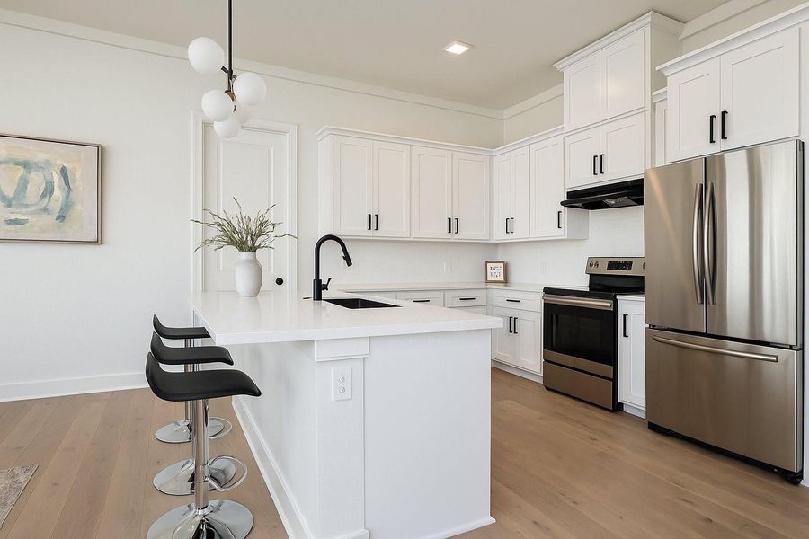 Furnished interior view inside a new home in , Houston (Image 4).
