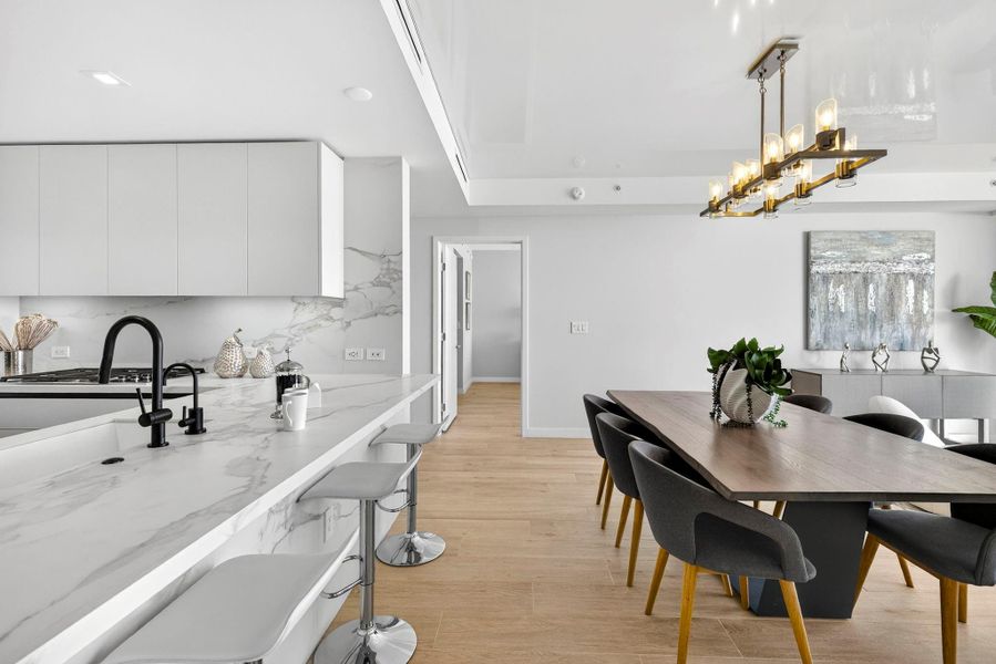 Furnished interior view inside a new home in , Pompano Beach (Image 34).