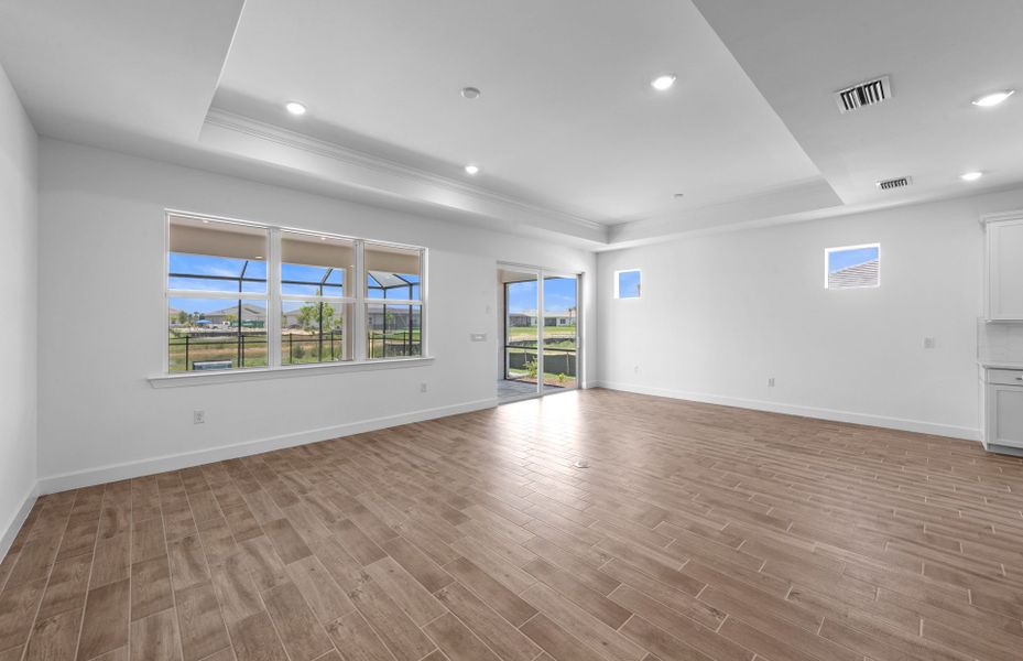 Enjoy natural lighting in the gathering room