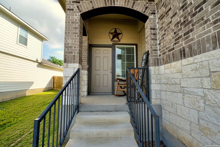 Exterior details and patio area of a home in Salado Creek, San Antonio (Image 3). Exterior details and patio area of a home in Salado Creek, San Antonio (Image 3).