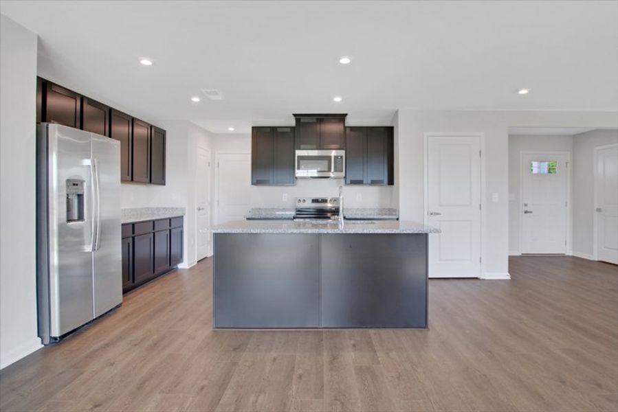 Furnished interior view inside a new home in Aspen Meadows, Hampton (Image 6).