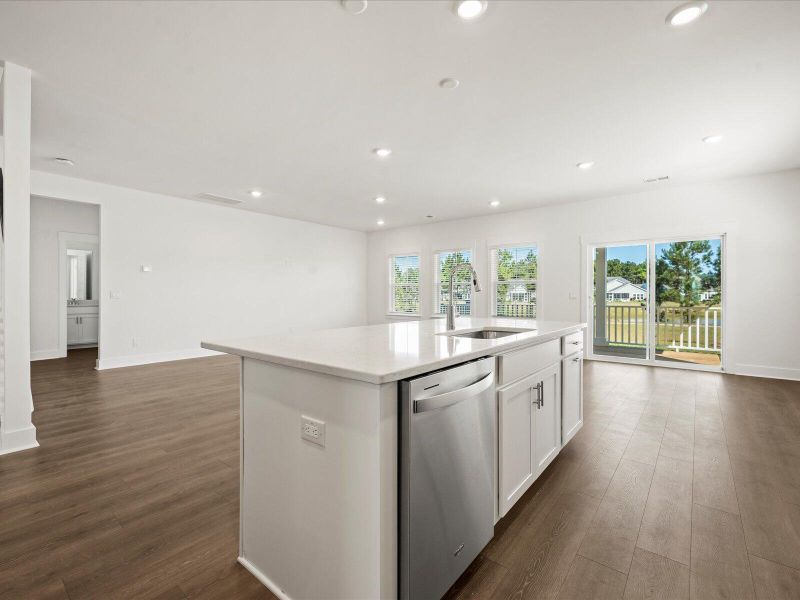 Furnished interior view inside a new home in The Coves at Lakes of Cane Bay, Summerville (Image 10).