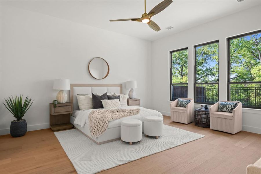 Furnished interior view inside a new home in , Arlington (Image 8).