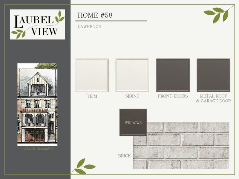 Sample of building materials used in homes in , Suwanee (Image 42).