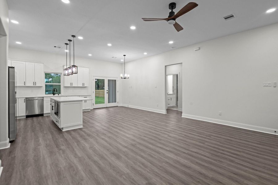 Furnished interior view inside a new home in , Orange (Image 9). Furnished interior view inside a new home in , Orange (Image 9).