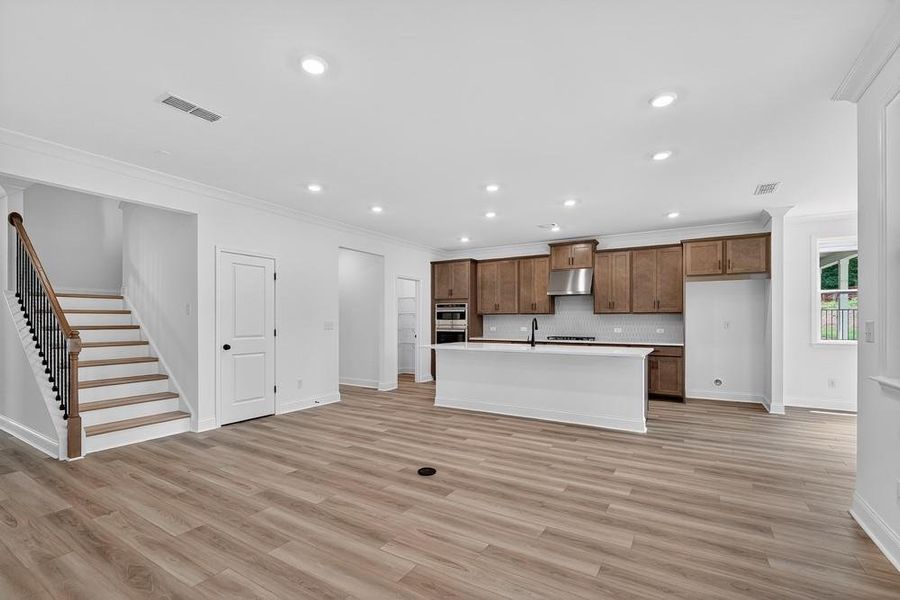 Furnished interior view inside a new home in Bailey Fence, Dacula (Image 11).