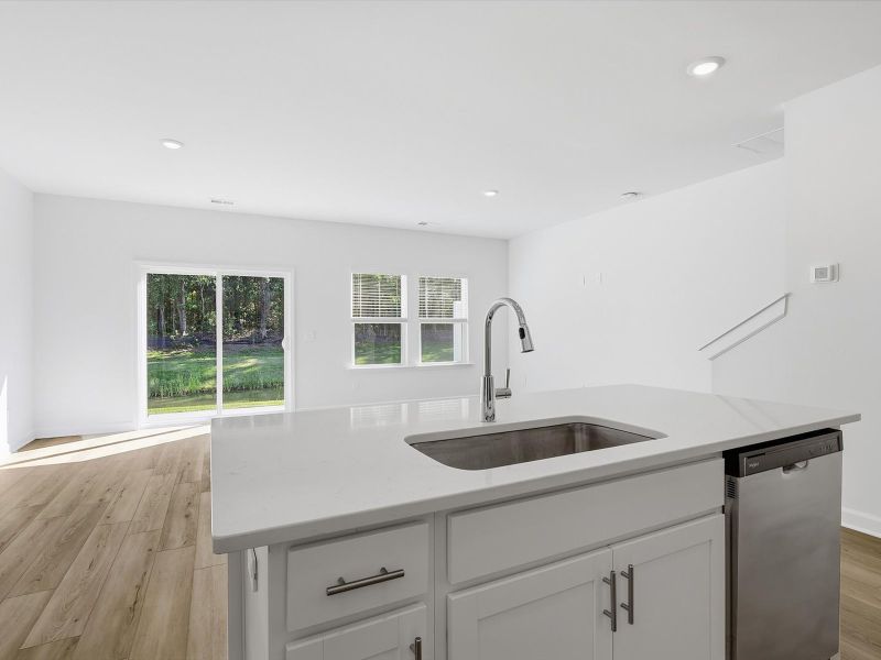 Furnished interior view inside a new home in Courts at Brook Run, Moncks Corner (Image 6).