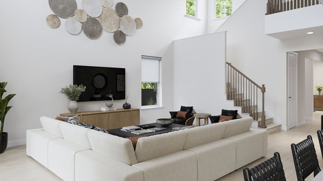 Representative furnished interior of a home built from the Nantucket by Taylor Morrison in Coasterra Community Group Page, Palmetto (Image 8).