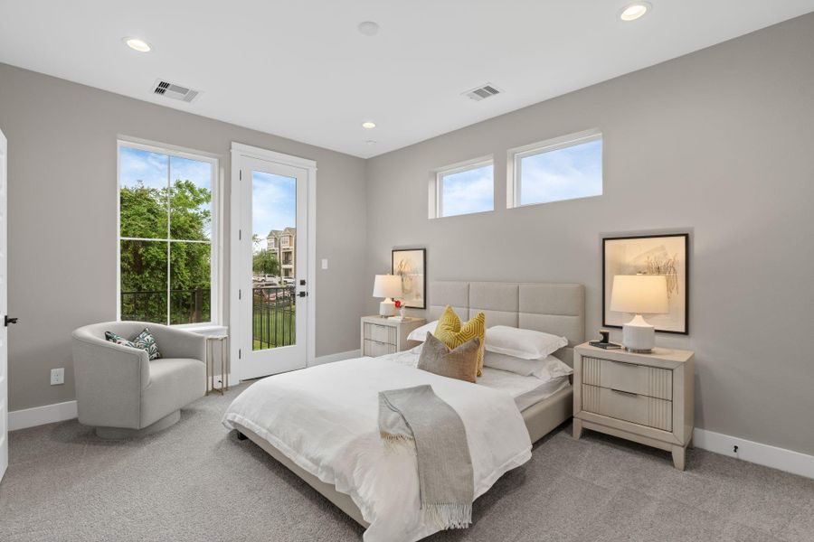 Furnished interior view inside a new home in , Houston (Image 6).