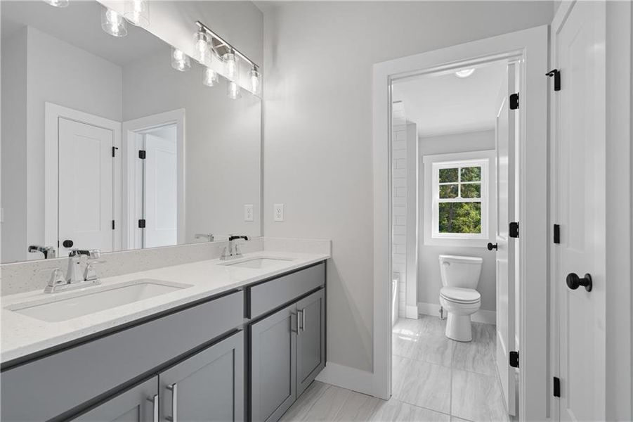 Furnished interior view inside a new home in , Canton (Image 23).