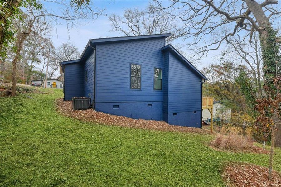 Exterior details and patio area of a home in , Atlanta (Image 26).