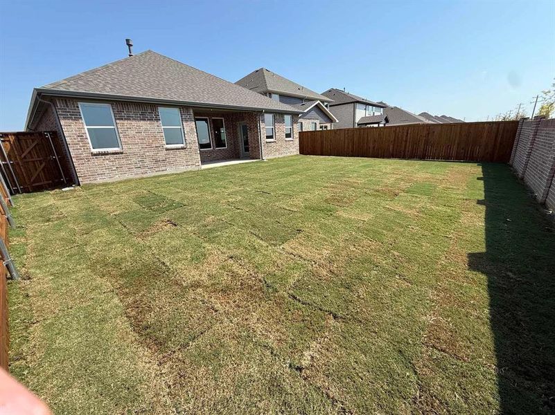 Front exterior of a new home in Brookshire at Legacy Hills-50s, Celina, TX, highlighting curb appeal (Image 2). Front exterior of a new home in Brookshire at Legacy Hills-50s, Celina, TX, highlighting curb appeal (Image 2).