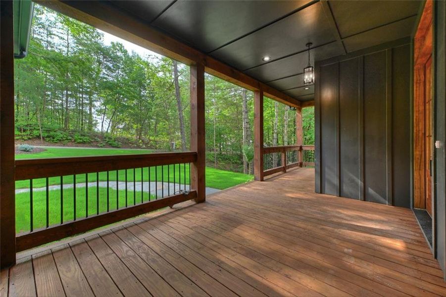 Exterior details and patio area of a home in , Ellijay (Image 4). Exterior details and patio area of a home in , Ellijay (Image 4).