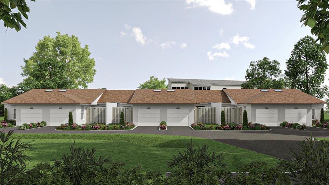 Front exterior of a new home in , Apopka, FL, highlighting curb appeal (Image 18).