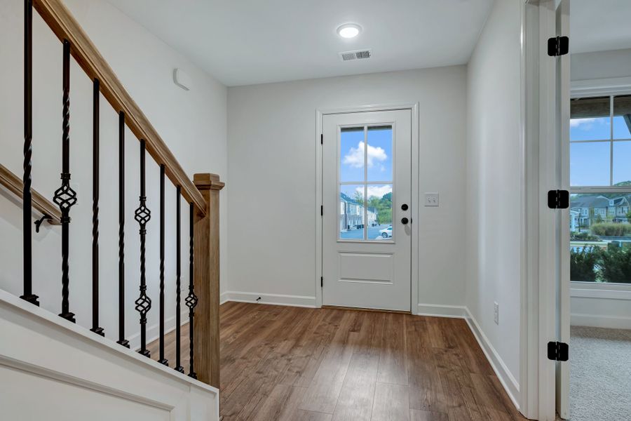 Representative unfurnished interior of a home built from the Ingram Rowhome by Parkside Builders in Anderson Park, Hendersonville (Image 45).