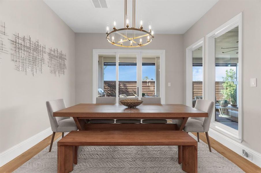 Furnished interior view inside a new home in , Frisco (Image 7). Furnished interior view inside a new home in , Frisco (Image 7).