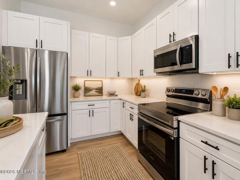 Furnished interior view inside a new home in , Orange Park (Image 9).