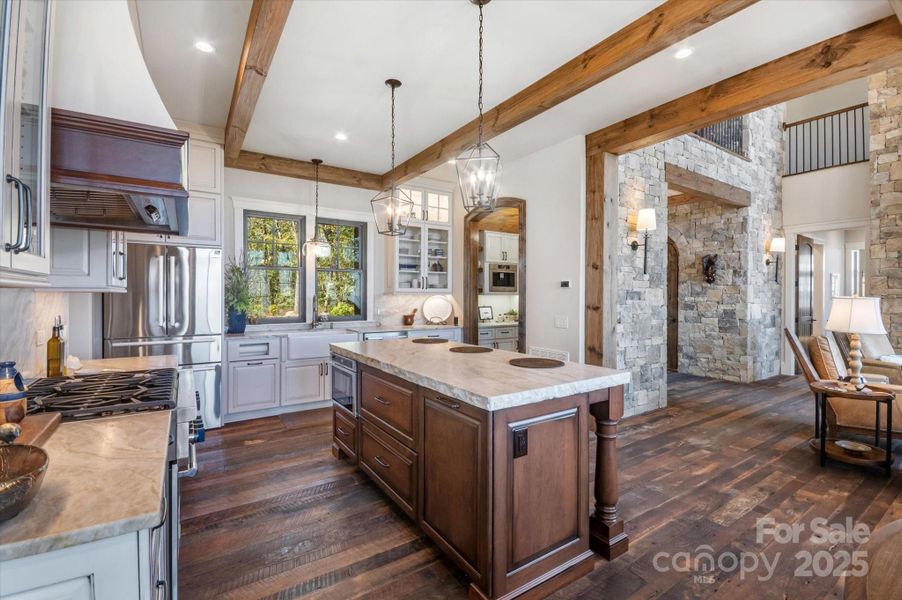 Furnished interior view inside a new home in , Lake Toxaway (Image 15). Furnished interior view inside a new home in , Lake Toxaway (Image 15).