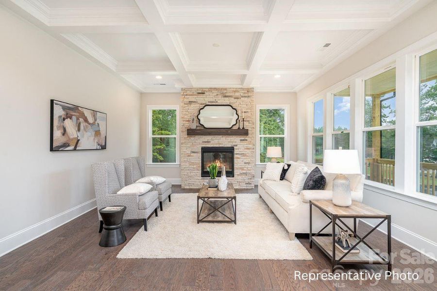 Furnished interior view inside a new home in , Cornelius (Image 15).