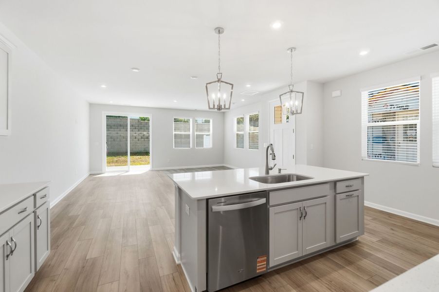 Furnished interior view inside a new home in Stonesummit at Reedy Creek, Charlotte (Image 7).