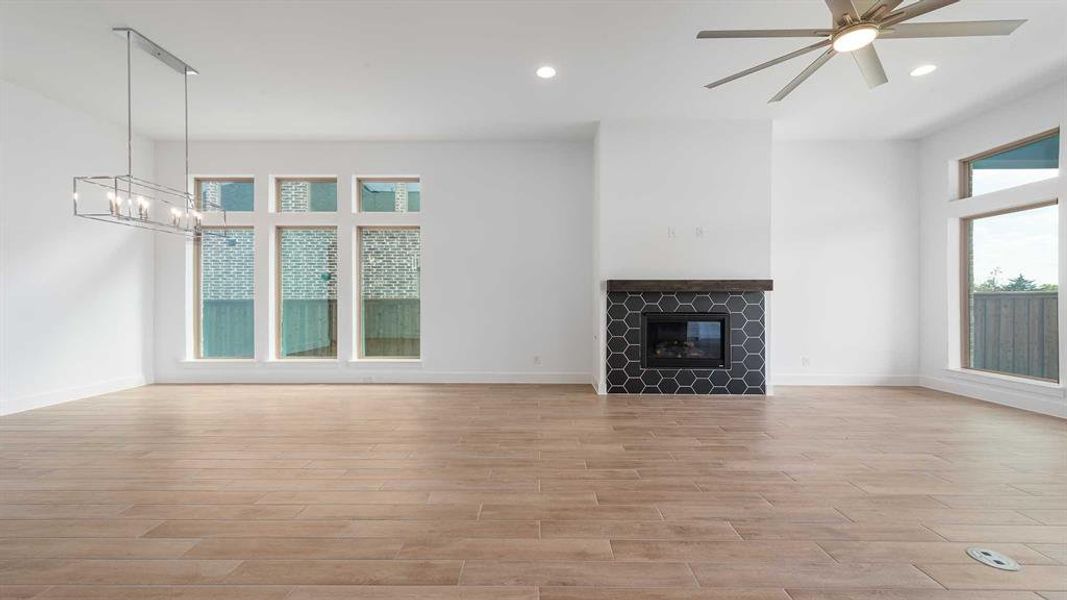 Spacious, unfurnished interior of a new home in Trinity Falls 60', McKinney (Image 24). Spacious, unfurnished interior of a new home in Trinity Falls 60', McKinney (Image 24).