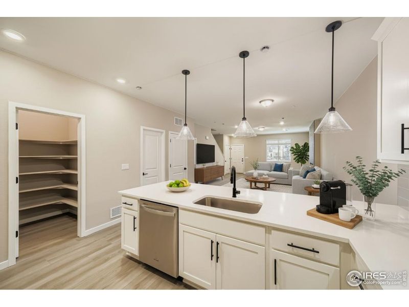 Furnished interior view inside a new home in , Longmont (Image 18).