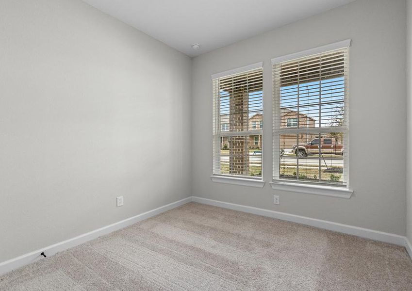 All secondary bedrooms come with closet space.