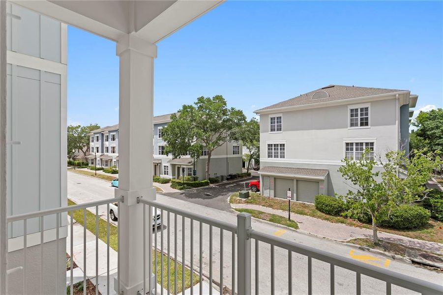 Exterior details and patio area of a home in , Westchase (Image 3).