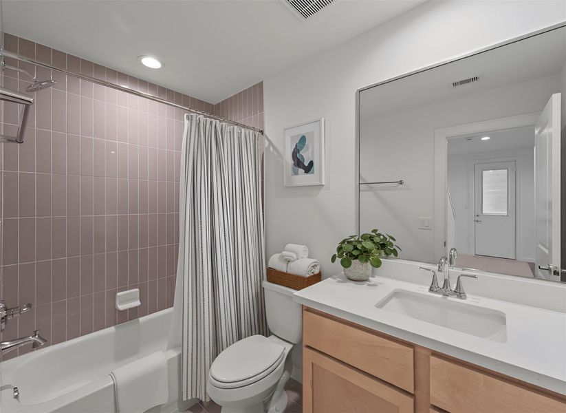 *photos of finish package installed in another floor plan for reference.