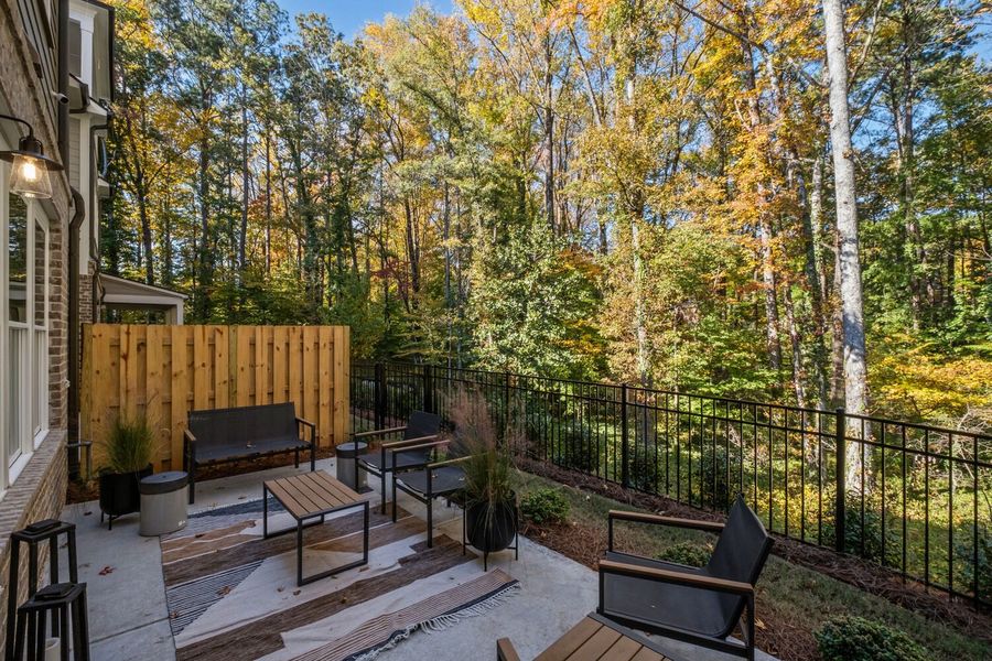 Representative exterior details of a home built from the The Kennedy by JW Collection in Devin's Shire, Kennesaw (Image 25).