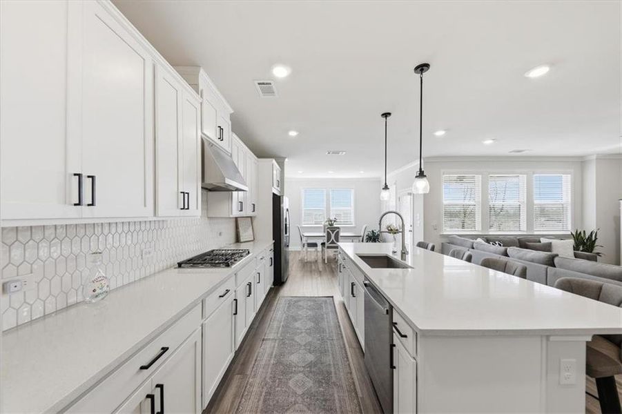 Furnished interior view inside a new home in Falls Creek, Flowery Branch (Image 13).