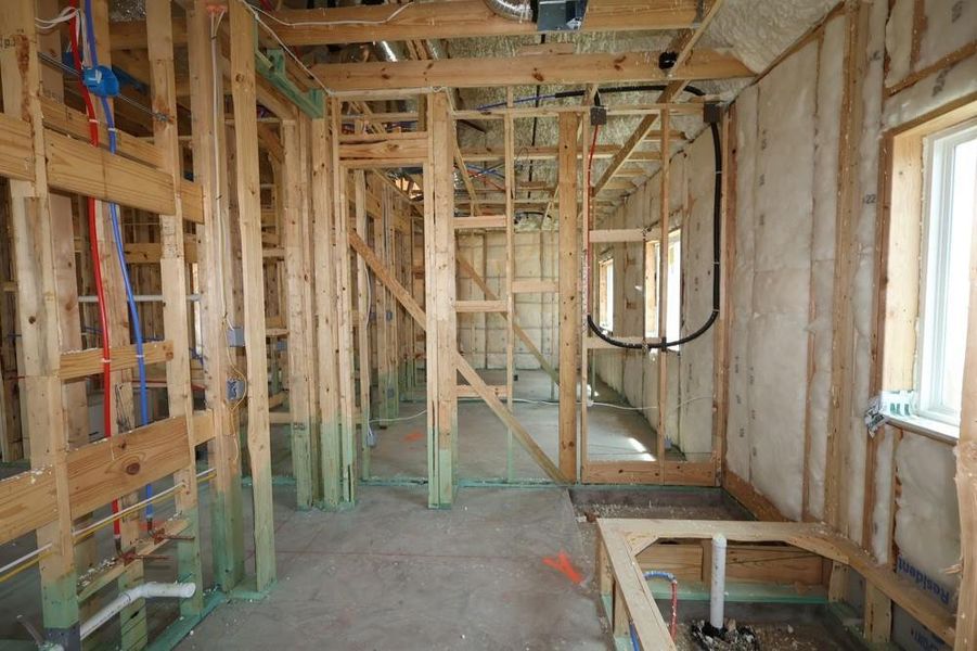 In-progress construction of a new home in Brookewater - Ascent Collection, Rosenberg, TX (Image 3).