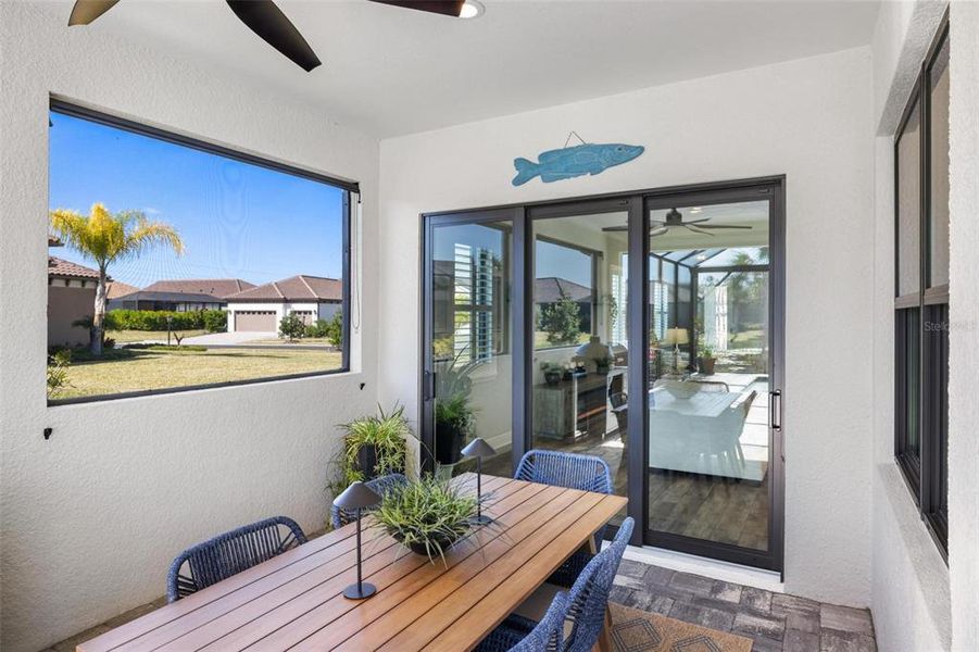 Exterior details and patio area of a home in , Venice (Image 32). Exterior details and patio area of a home in , Venice (Image 32).