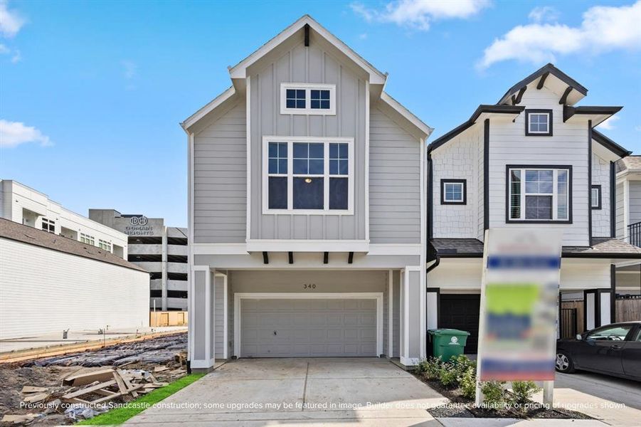 Welcome Home: Imagine coming home to a space that reflects thoughtful craftsmanship, timeless design, and impeccable quality. This previously constructed Chesapeake floor plan by Sandcastle Homes offers a glimpse of what awaits you at 833 D Fisher in the Garden Oaks Collection.