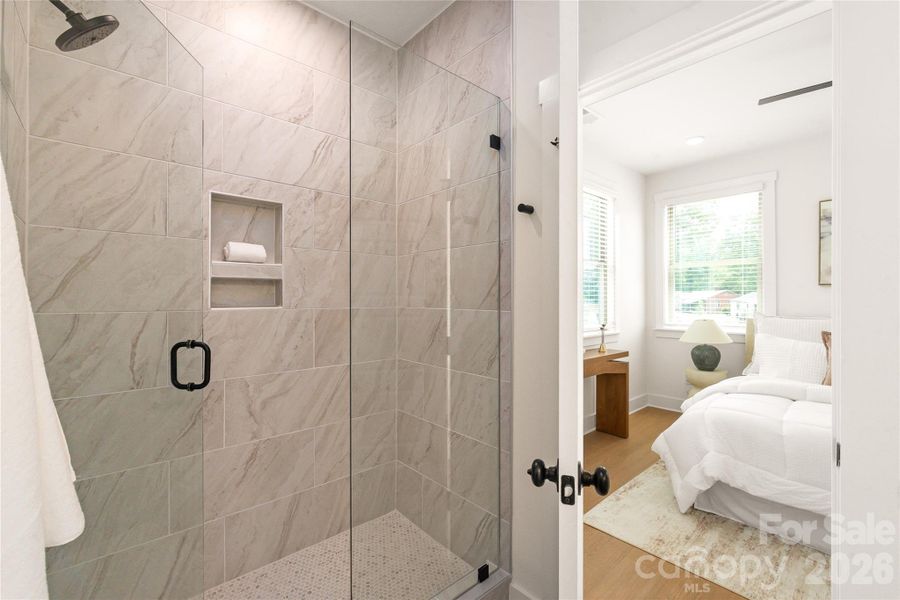 Furnished interior view inside a new home in , Charlotte (Image 34).