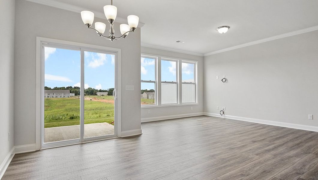 Spacious, unfurnished interior of a new home in Skybrook Corners, Huntersville (Image 13).