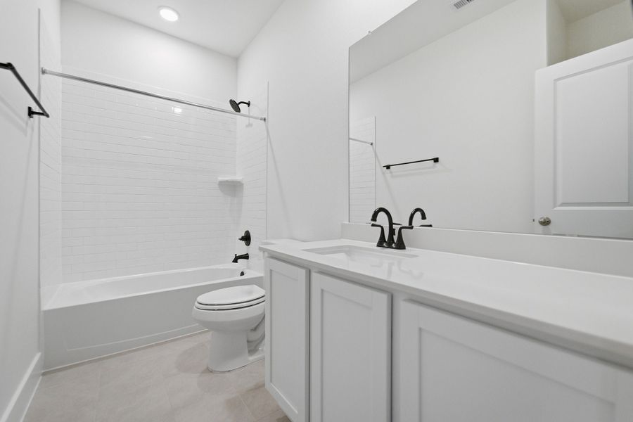 Furnished interior view inside a new home in Harvest Pointe, Needville (Image 6).